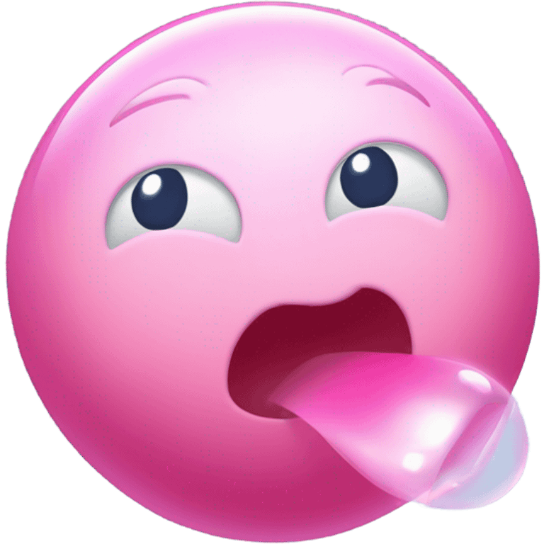 Bubble bum emoji