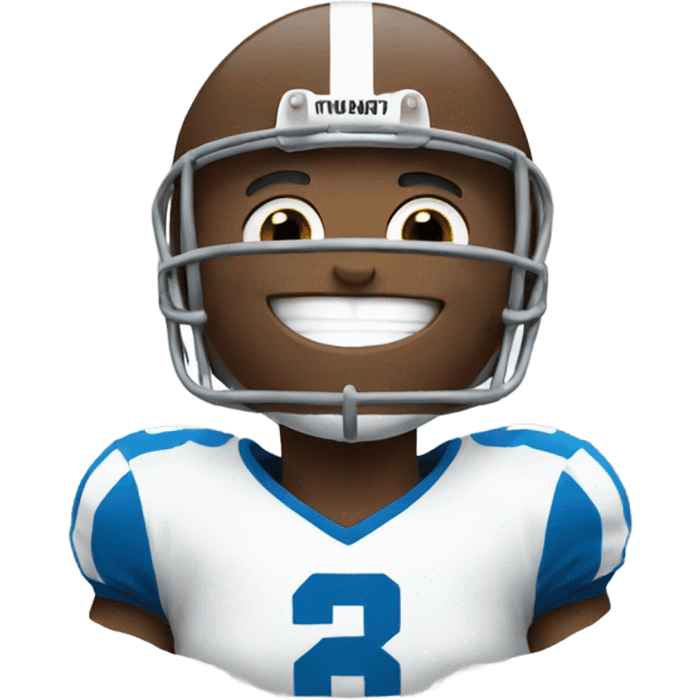 Football smiling  emoji