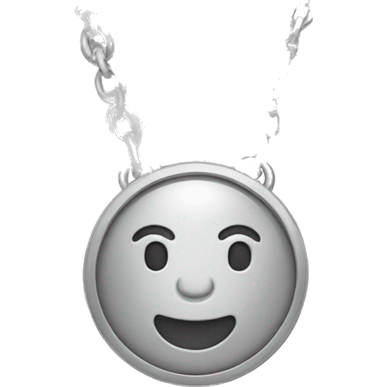 silver necklace emoji