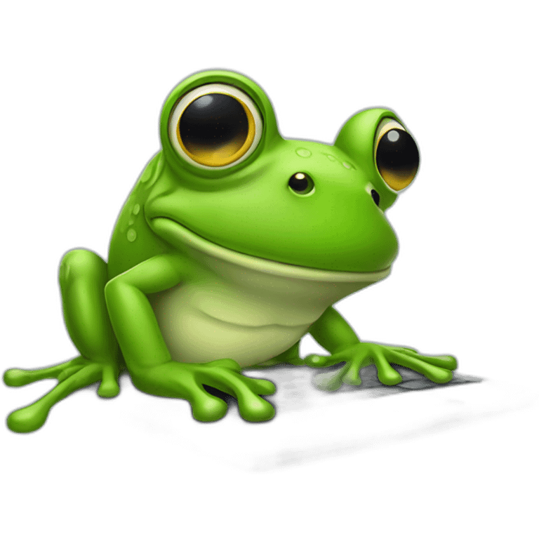 computer science frog  emoji