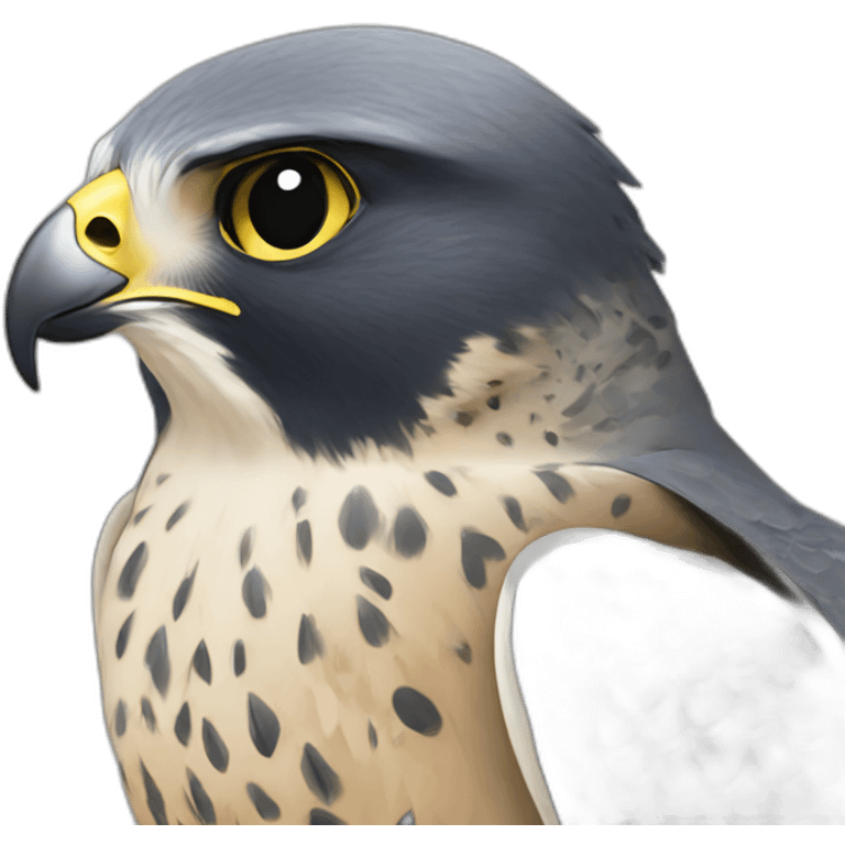 Peregrine falcon emoji