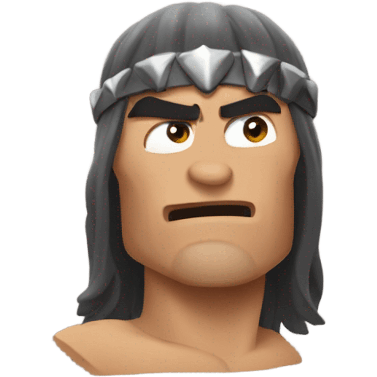 Conan the barbarian Christmas emoji