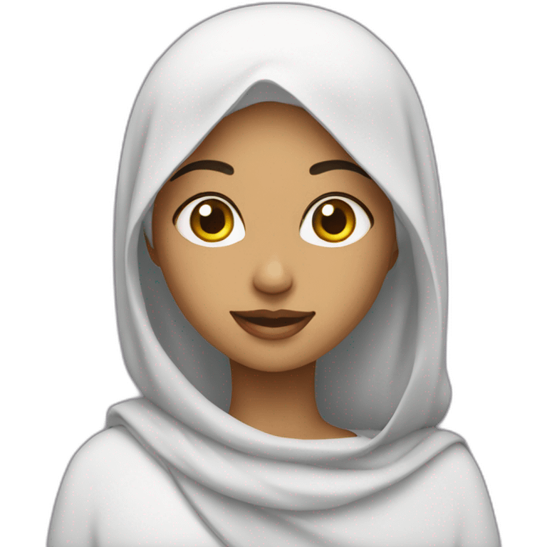 Fille arabe emoji