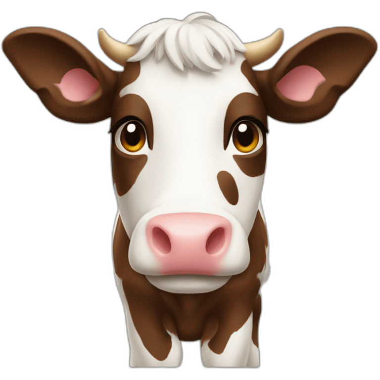 Vache multicolore emoji