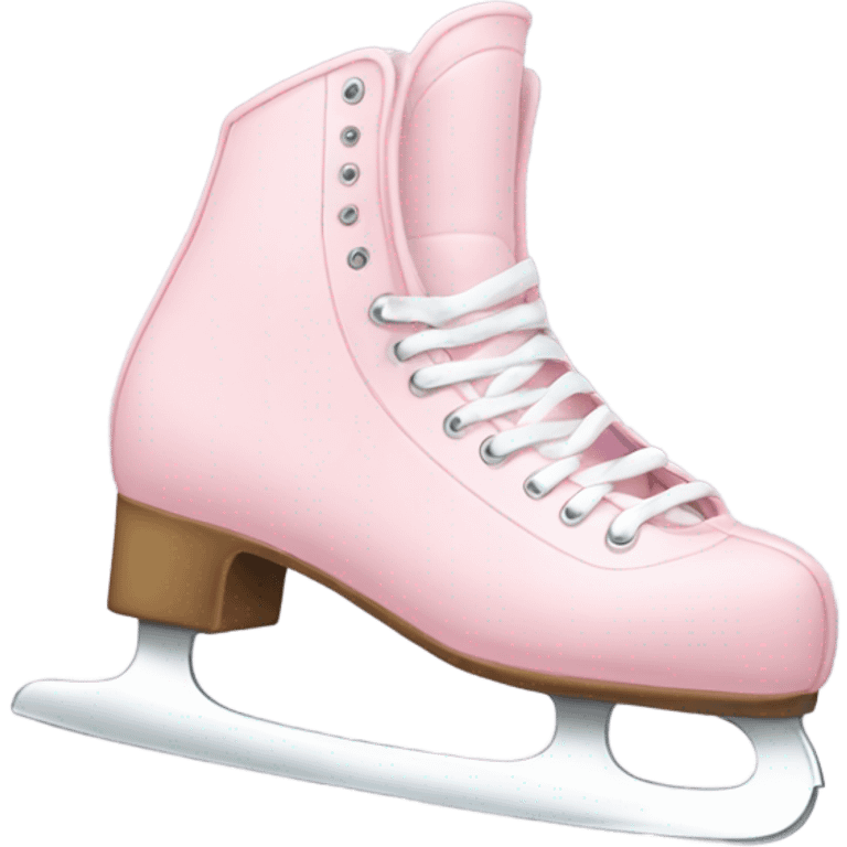 pastel pink ice skates emoji