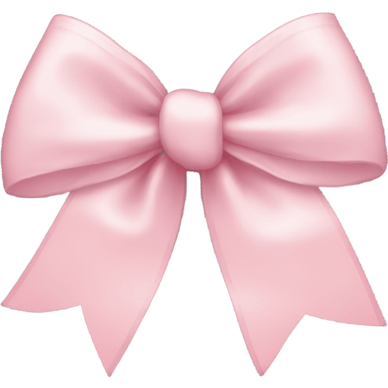 Light pink bow emoji