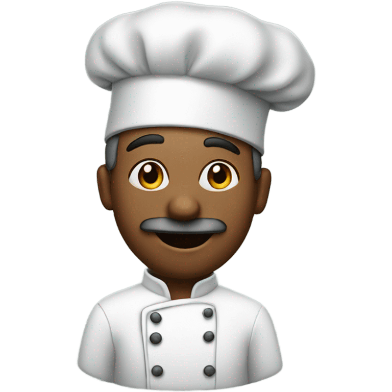 a chef blowing a kiss emoji