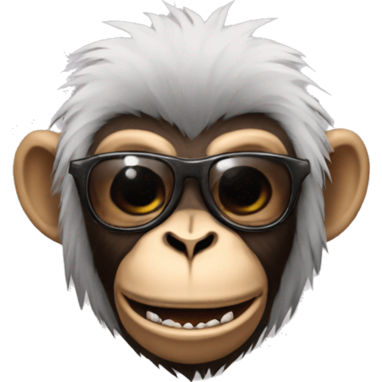 Punk monkey  emoji