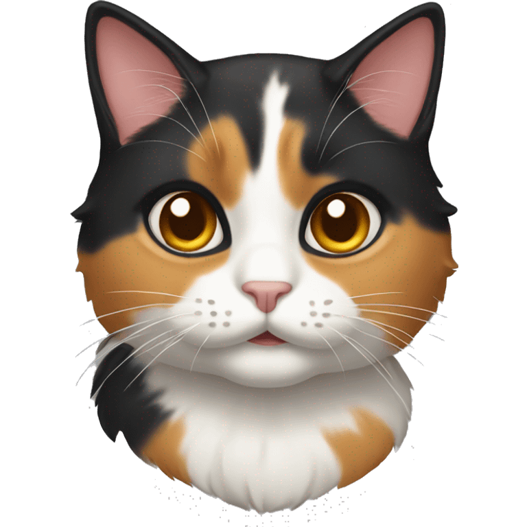 Calico cat emoji