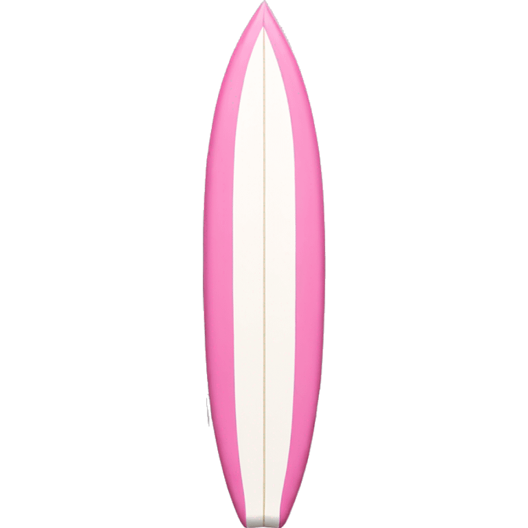 Pink and white surfboard emoji