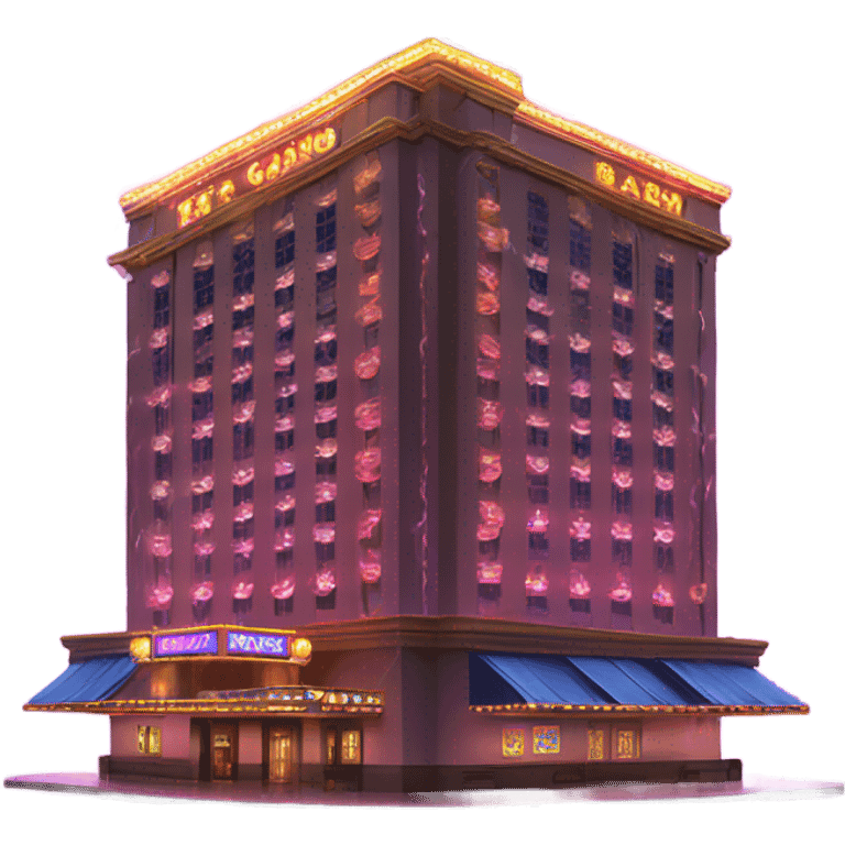 A casino in a storm emoji