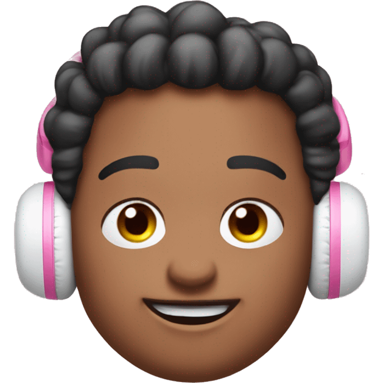 Pink AirPods Max emoji