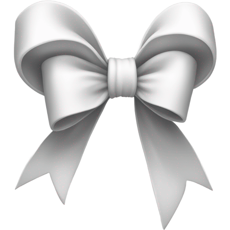 white bow emoji