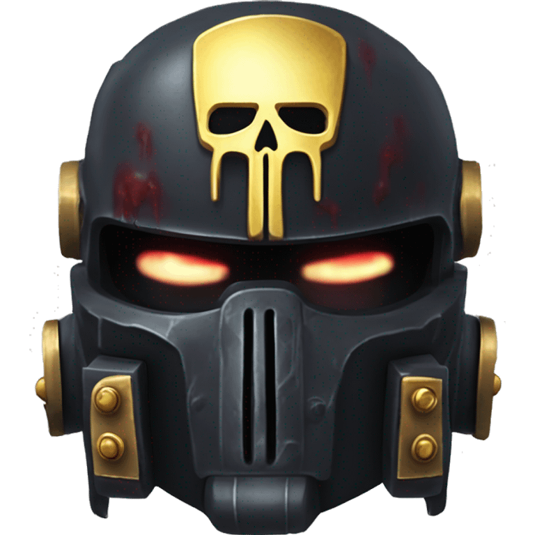 Warhammer 40k space marine bleeding helmet emoji