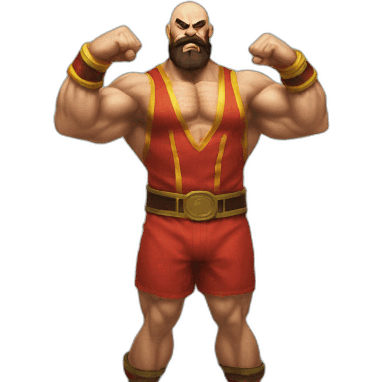 Zangief street fighter salute emoji