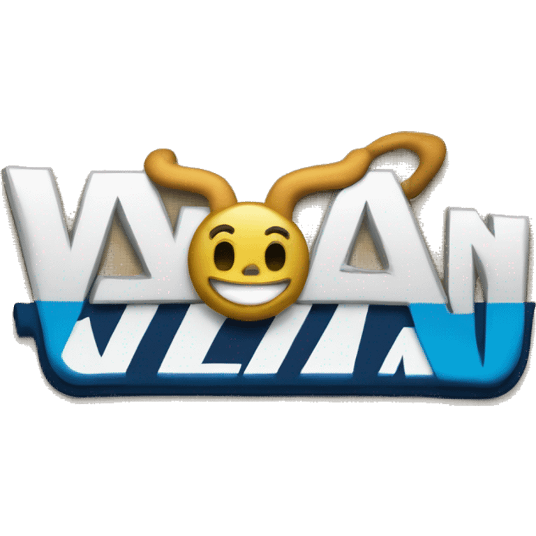 vans logo but the word is "vlan" emoji