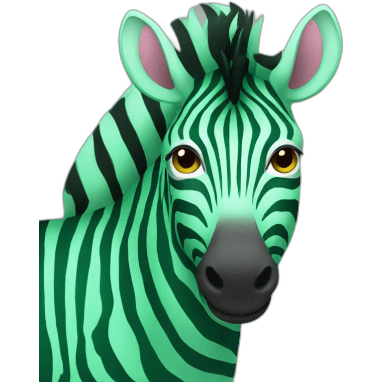 green zebra emoji