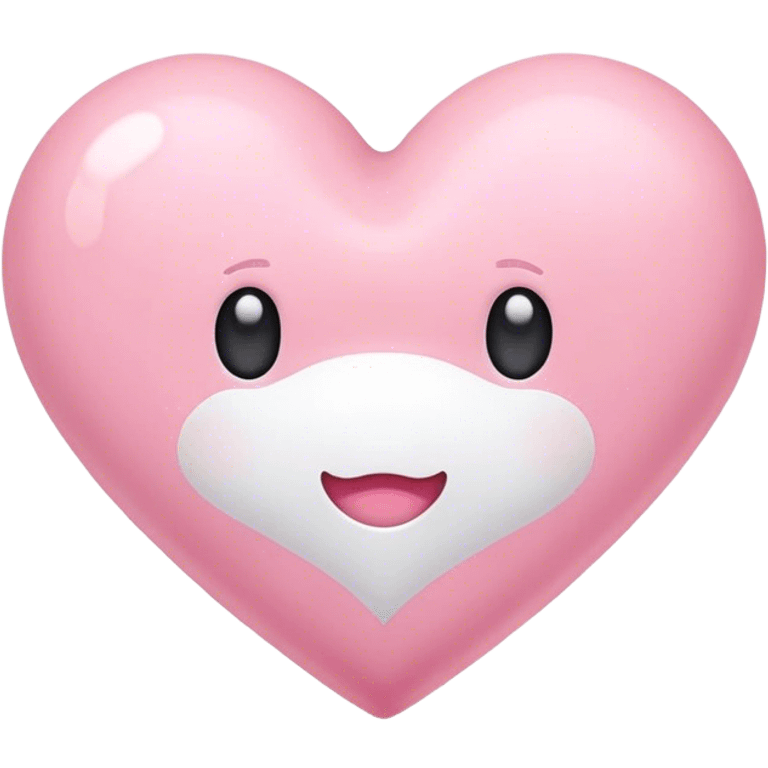 Heart melted pastel emoji