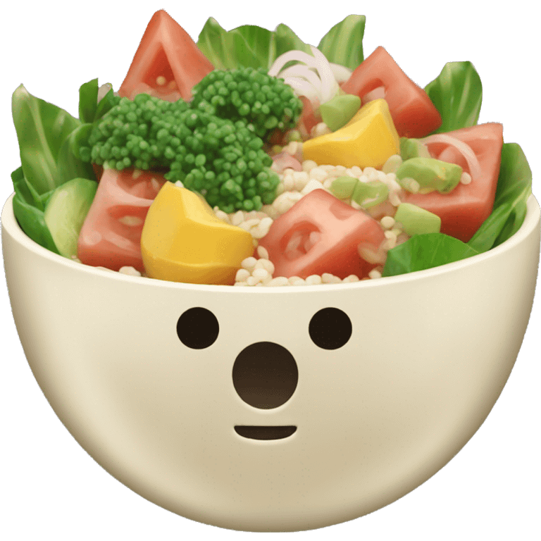 poke bowl emoji