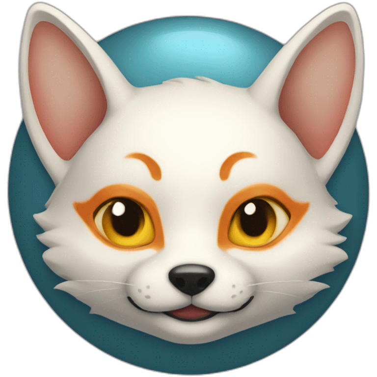 Un kitsune emoji