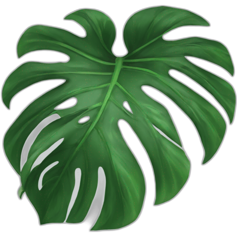 Monstera en colère emoji