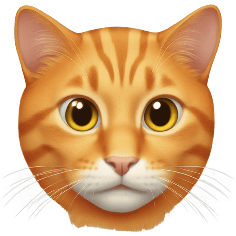 Cat orange emoji