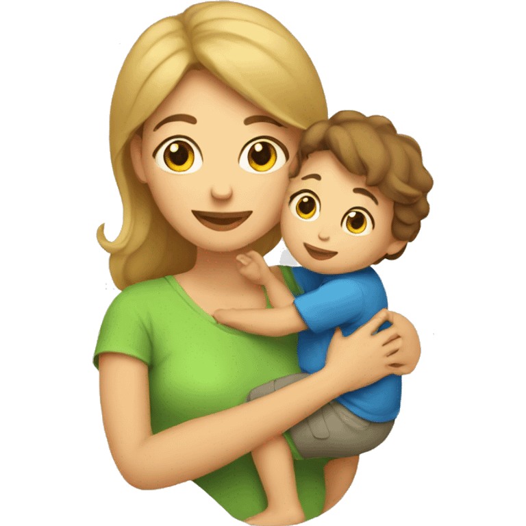 Mother with child  emoji