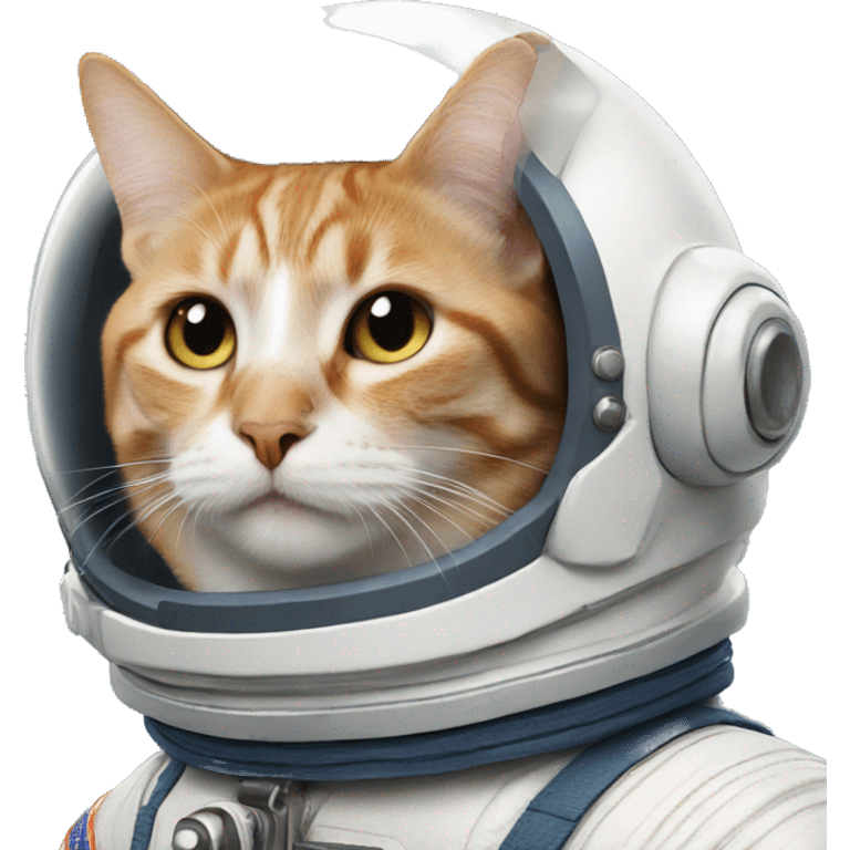 a cat wearing astronaut helmet  emoji