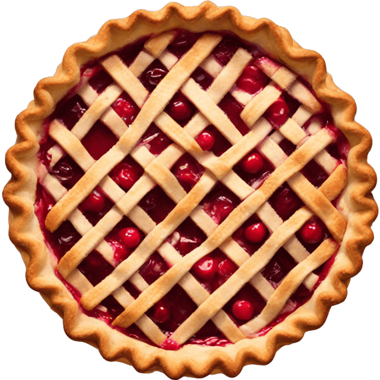 Cherry pie emoji