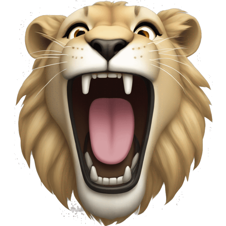 lion roaring emoji