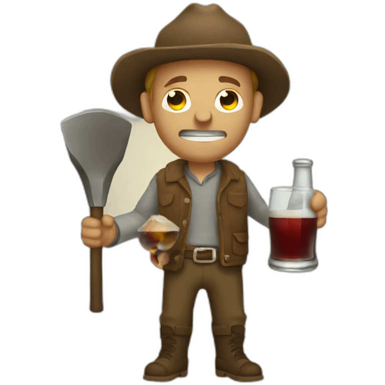 alcoholic axeman emoji