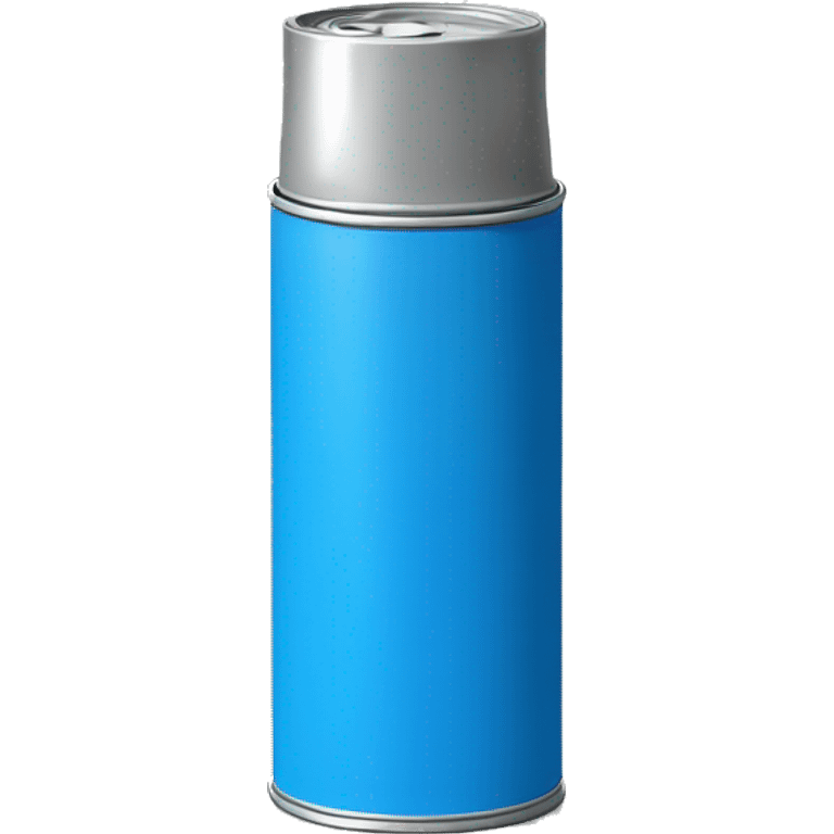 spray can, color blue, regular small spray nozzle emoji