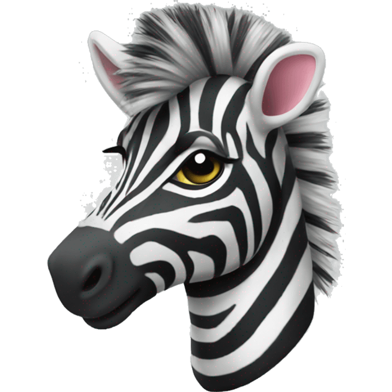 Party zebra emoji