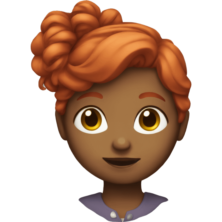 Red hair girl emoji