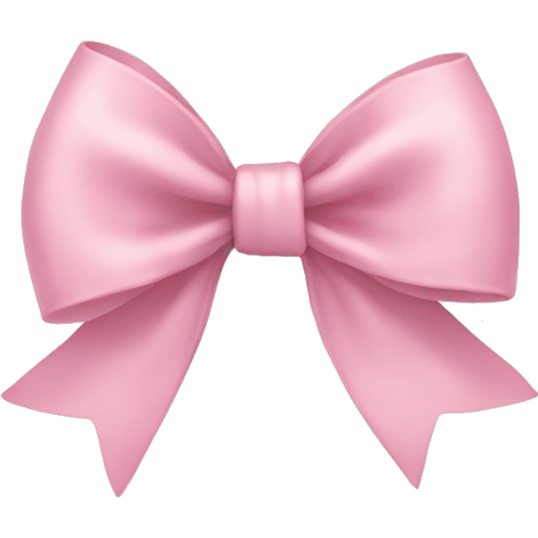 Light pink bow emoji