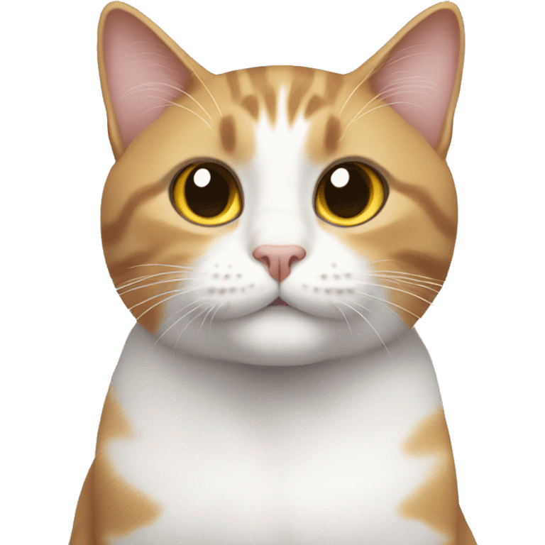 cat with white chest and white paws emoji