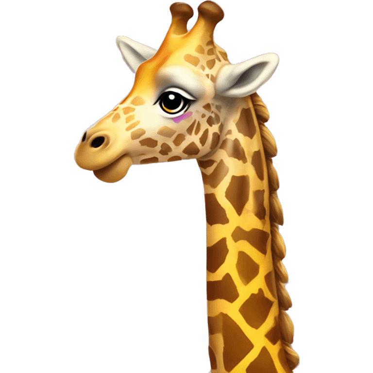 lisa frank giraffe emoji