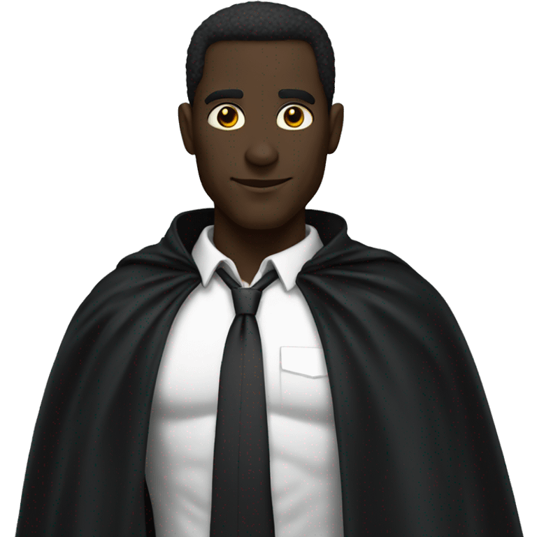 Tall black batman emoji