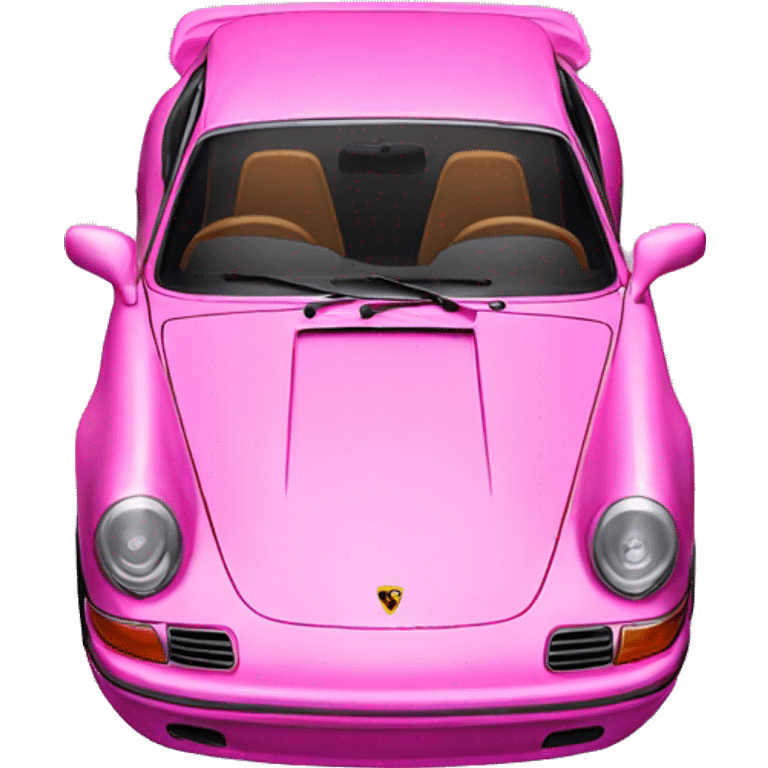 Pink Porsche  emoji