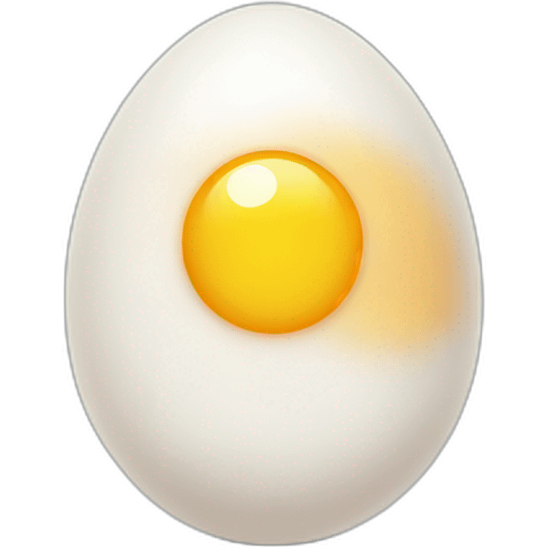 Sunny-side-up egg with eyes emoji