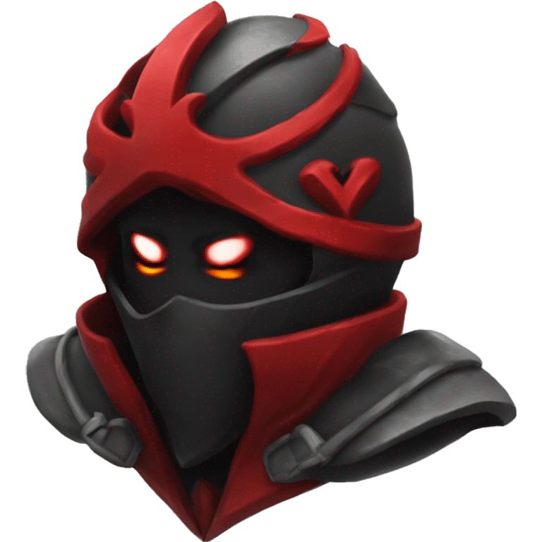 guardian of the black and red heart emoji