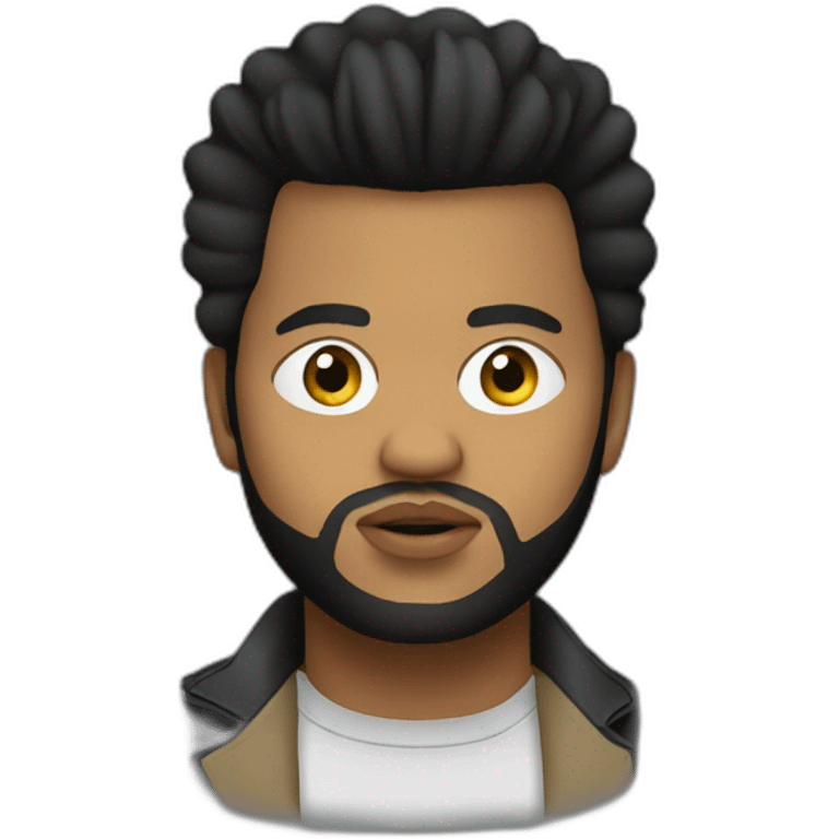 front facing the weeknd emoji