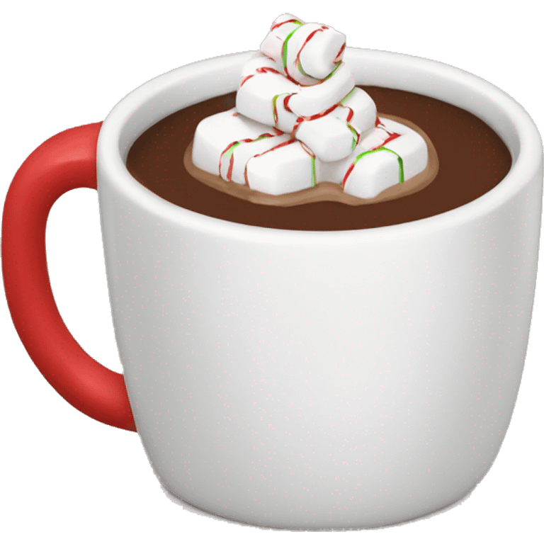 Christmas hot chocolate mug emoji