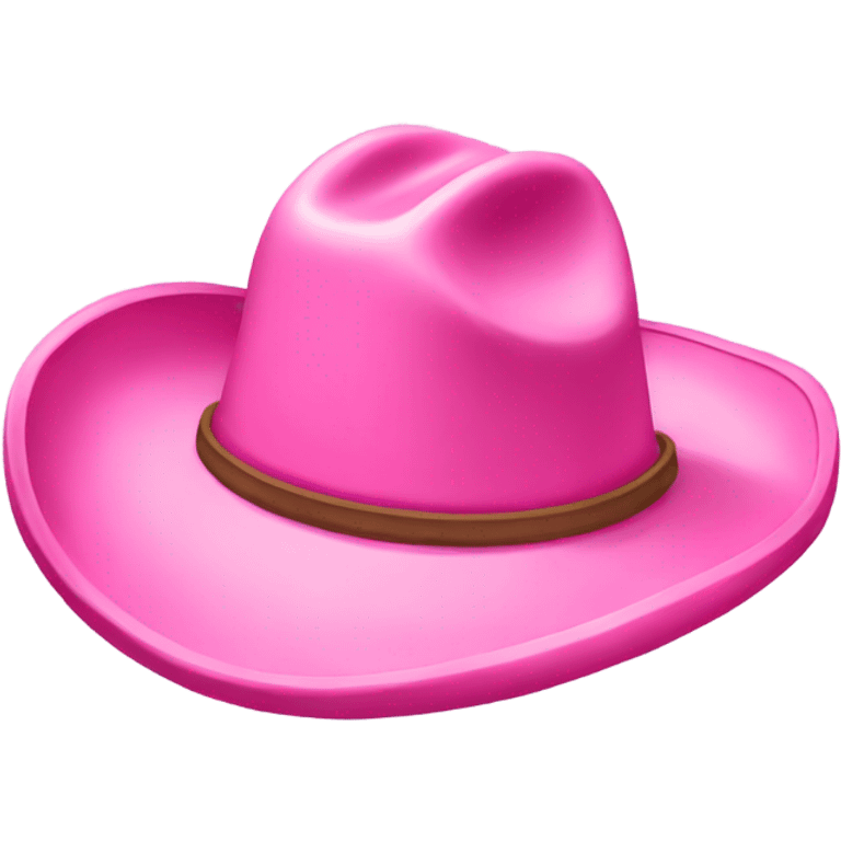 Pink cowboy hat emoji