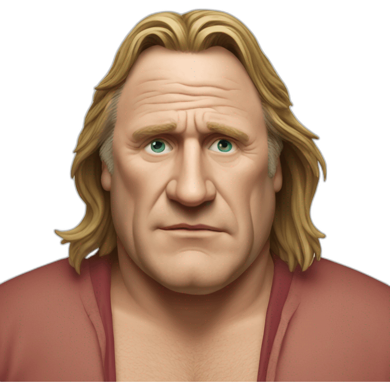 Depardieu surf emoji