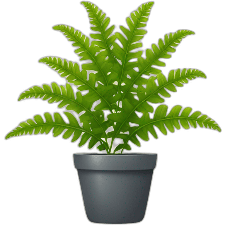 Fern in pot emoji