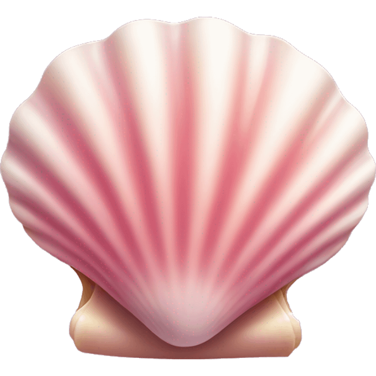 Pink ocean shell  emoji