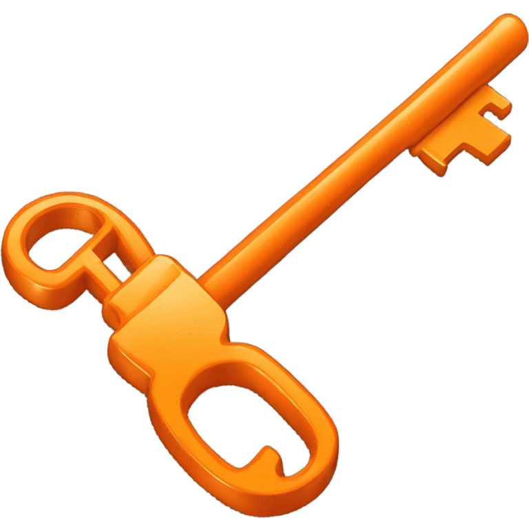 key orange emoji