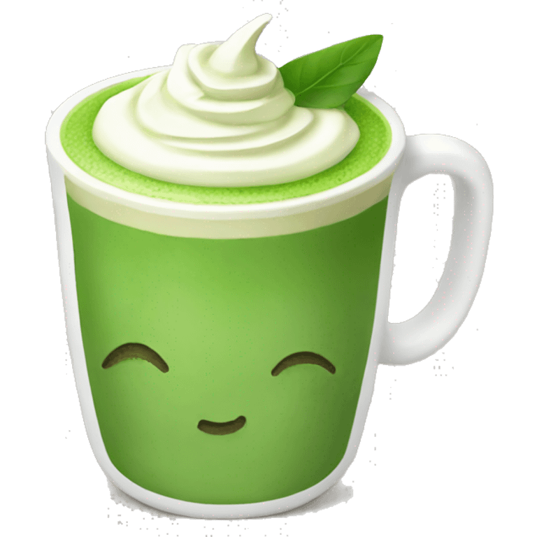 Matcha latte  emoji