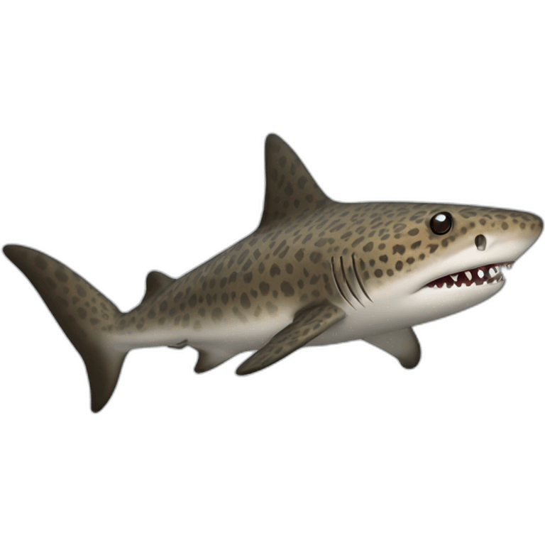 Leopard shark emoji